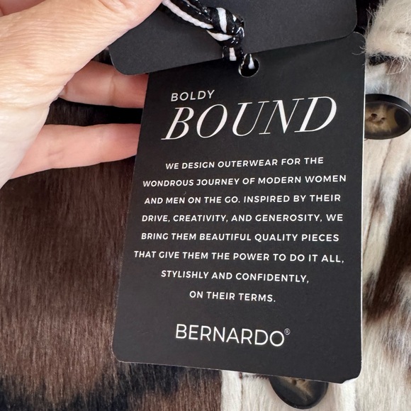 Bernardo cow print jacket - Picture 5 of 6